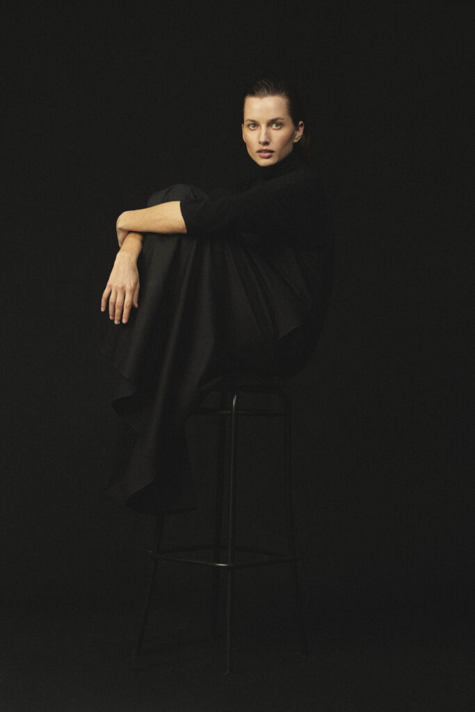 black background